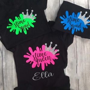 Slime Queen and Slime Quad Shirts 💚